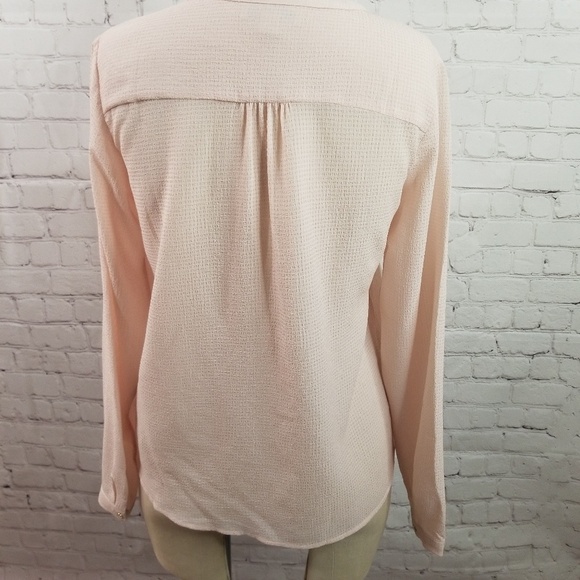 Massimo Dutti Blush pink Blouse size 13/14 - Picture 3 of 6
